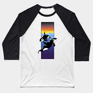 Orcas Sunset Baseball T-Shirt